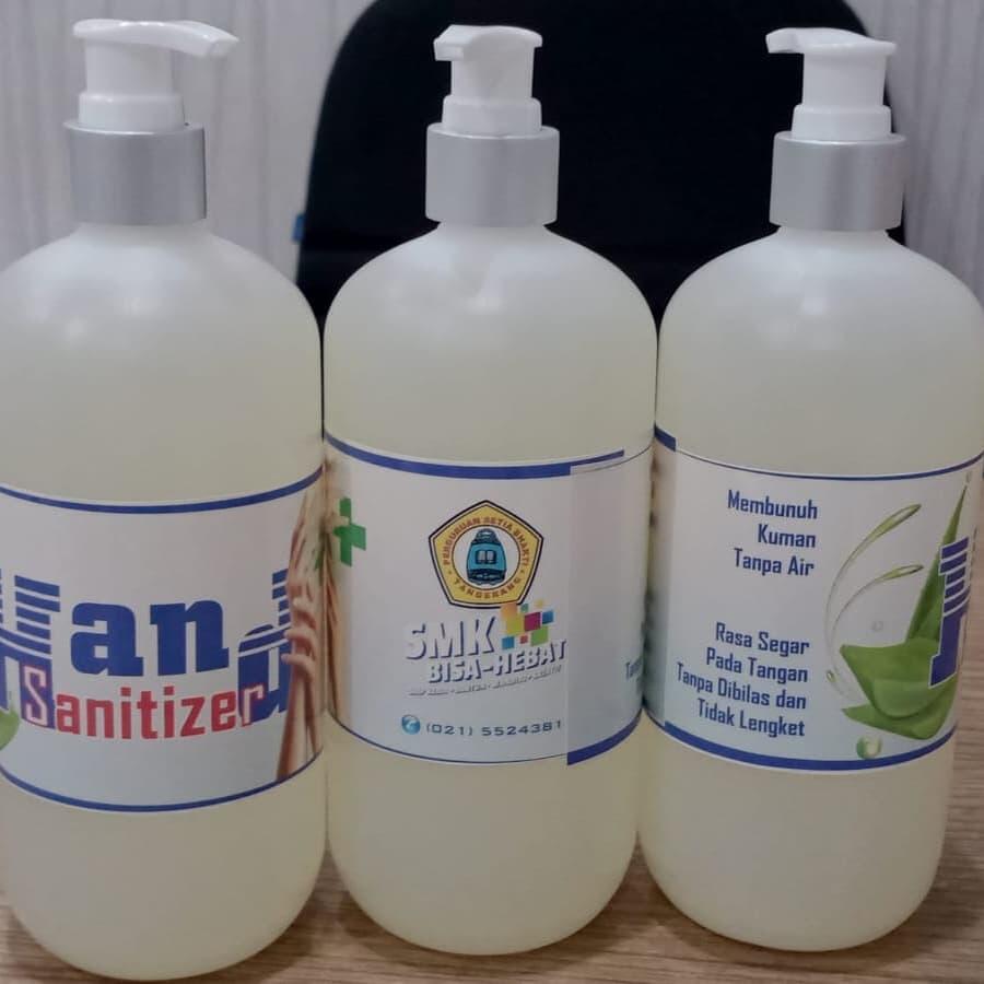 Tangkal Covid-19, SMA Setia Bhakti Tangerang Berinovasi Membuat Hand Sanitizer
