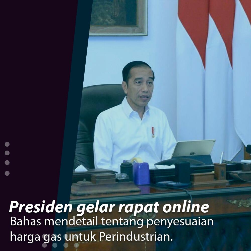 Jokowi Gelar Ratas Secara Online Untuk Mengurangi penyebaran COVID-19