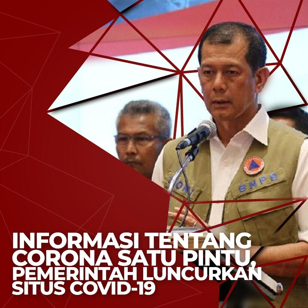 Pemerintah Luncurkan Situs Covid19 Untuk Edukasi Masyarakat