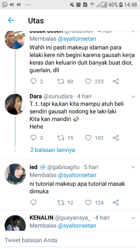 Tutorial Make Up Pakai Bahan Dapur Viral! Tuai Komentar Kocak Warganet