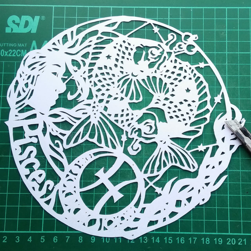 Kerajinan Tangan Paper Cut, Mumpung Di Rumah Yuk Berkreasi!!