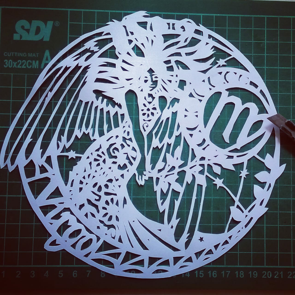 Kerajinan Tangan Paper Cut, Mumpung Di Rumah Yuk Berkreasi!!