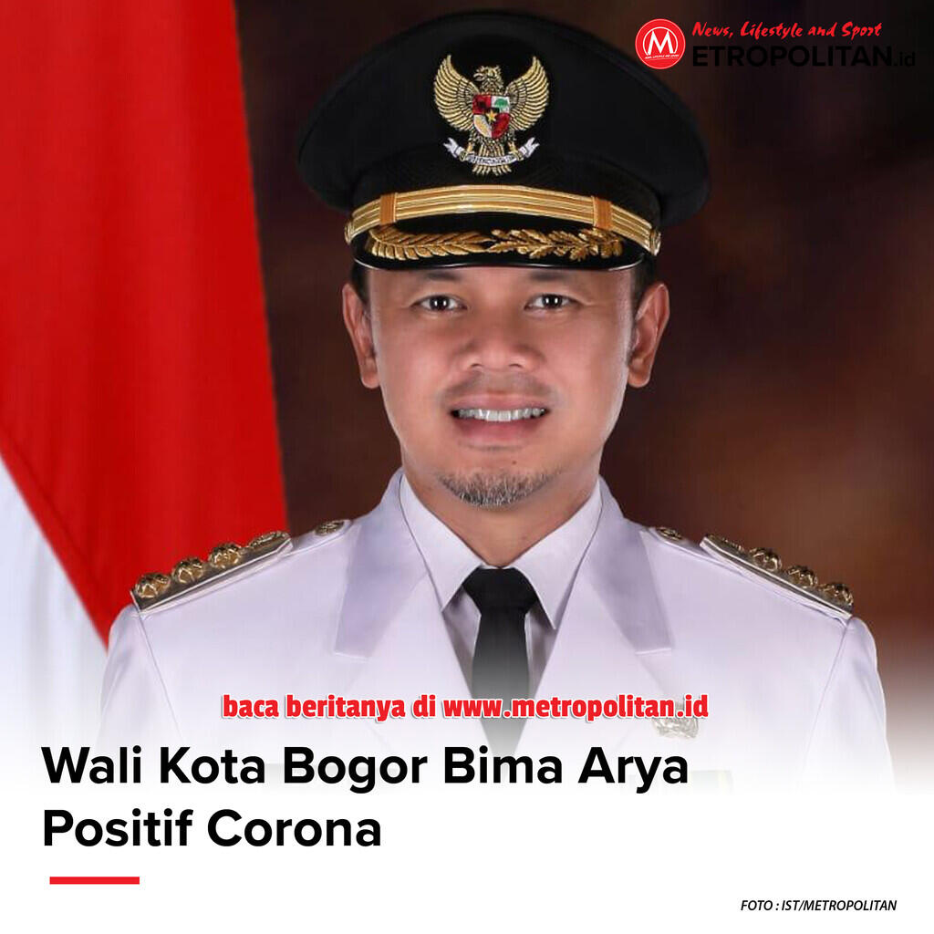 Wali Kota Bogor Bima Arya Positif Corona