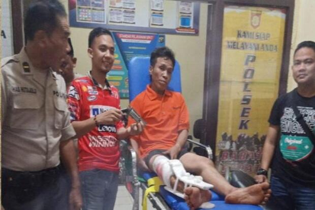Melawan Saat Ditangkap, Bandar Sabu Bersenpi Ditembak Aparat