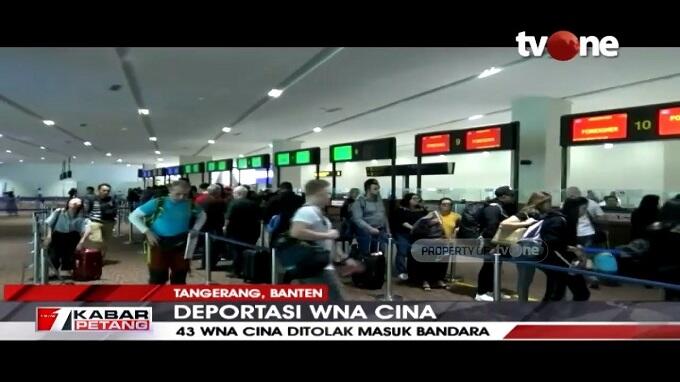 Lagi Bandara Soekarno-Hatta kedatangan 43 WNA Asal China