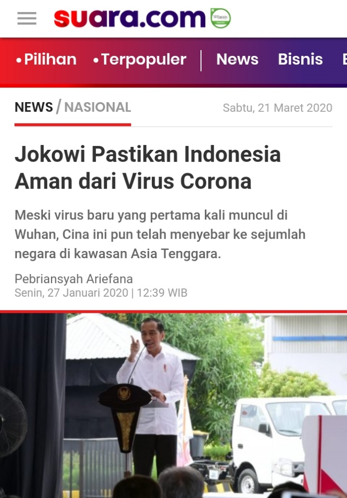 Jokowi Soroti Pasien Corona Bantu Hajatan dan Pergi ke Pasar 