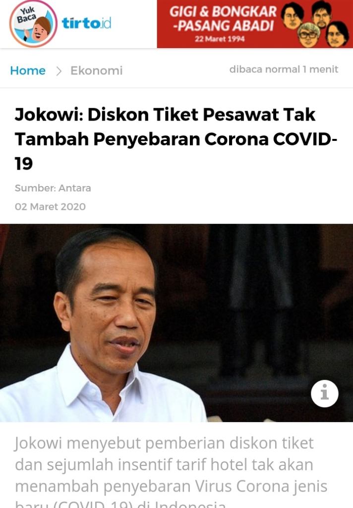 Jokowi Soroti Pasien Corona Bantu Hajatan dan Pergi ke Pasar 