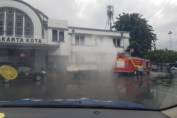 Bantu Pemprov DKI Lakukan Disinfeksi, Ratusan Polisi Dikerahkan