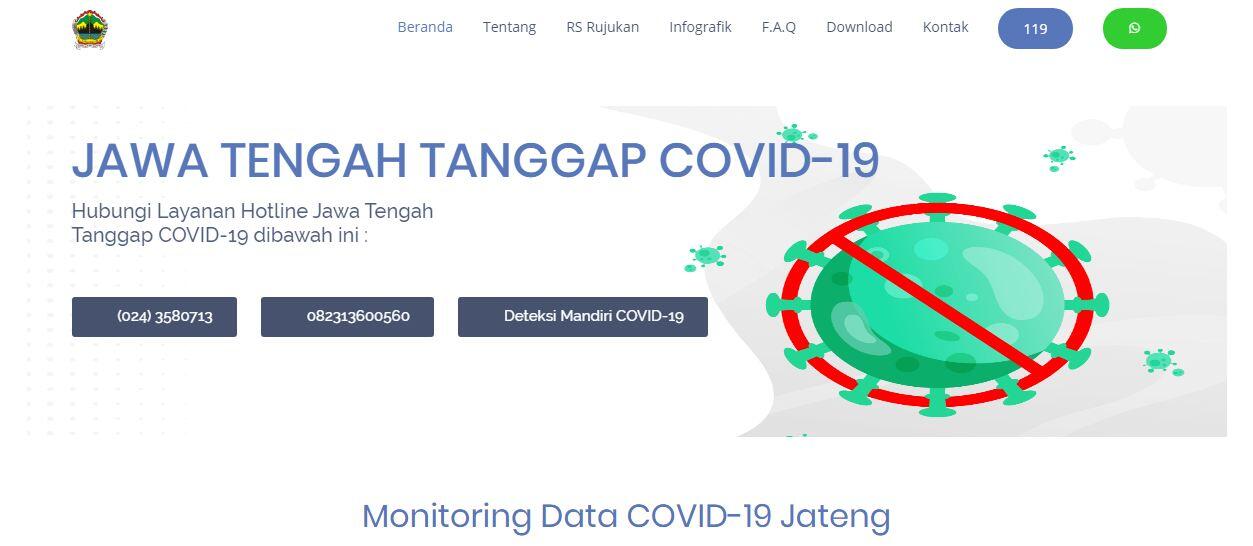 BERBAGAI WEBSITE UPDATE INFO COVID-19