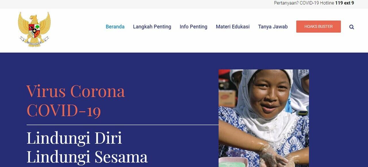 BERBAGAI WEBSITE UPDATE INFO COVID-19