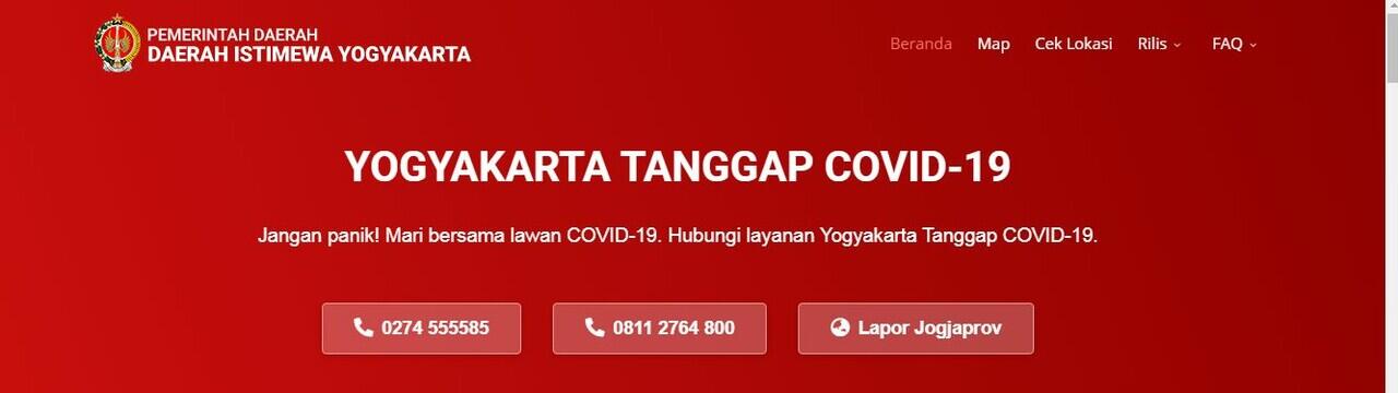 BERBAGAI WEBSITE UPDATE INFO COVID-19