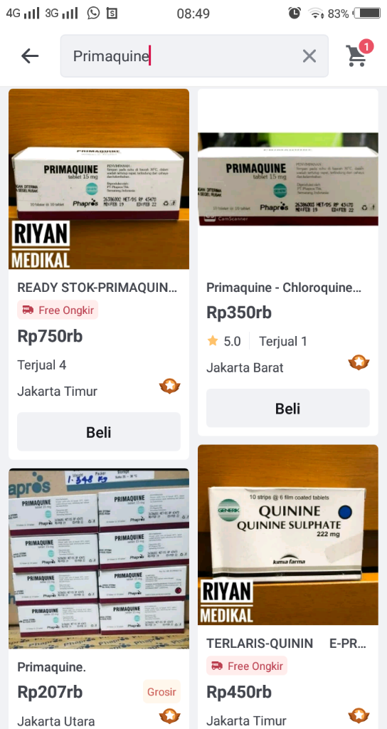 Obat Anti Malaria Dijual Harga Gila2an Di Marketplace | Bantu Blokir Donk Marketplace