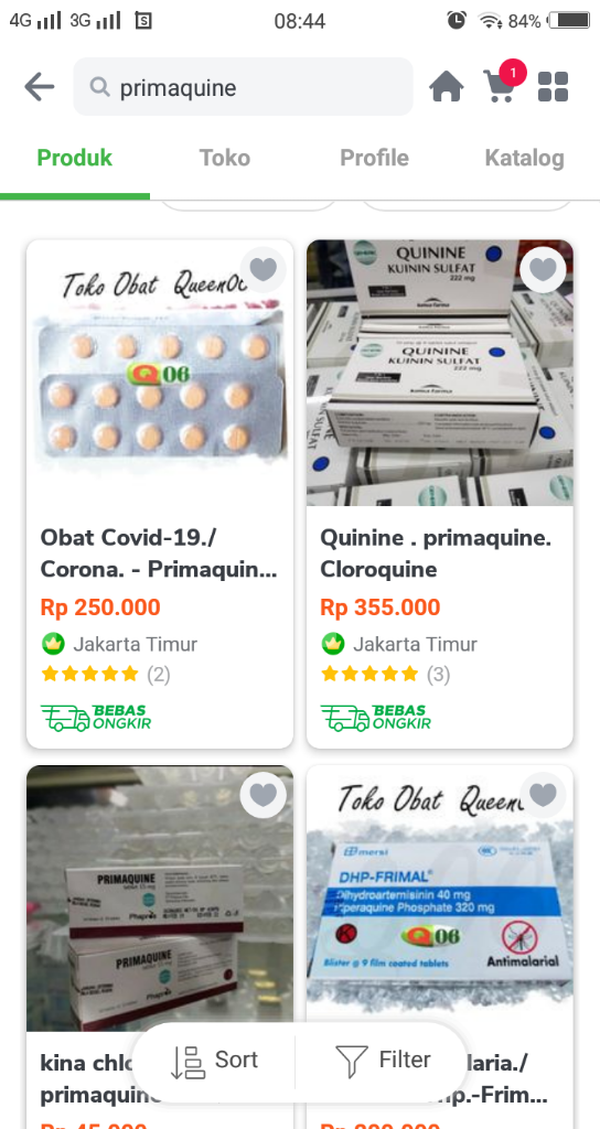 Obat Anti Malaria Dijual Harga Gila2an Di Marketplace | Bantu Blokir Donk Marketplace