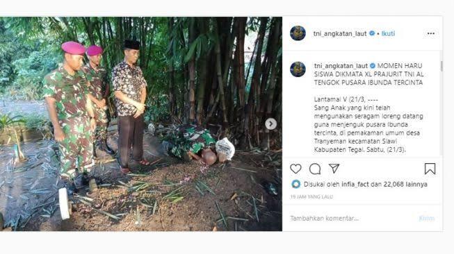 Sujud di Kuburan, Bahtiar Lulus Jadi Prajurit TNI AL saat Ibunda Meninggal