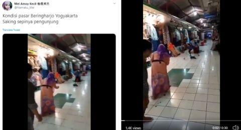 Pasar Sepi, Begini Cara Pedagang Menyikapi. 