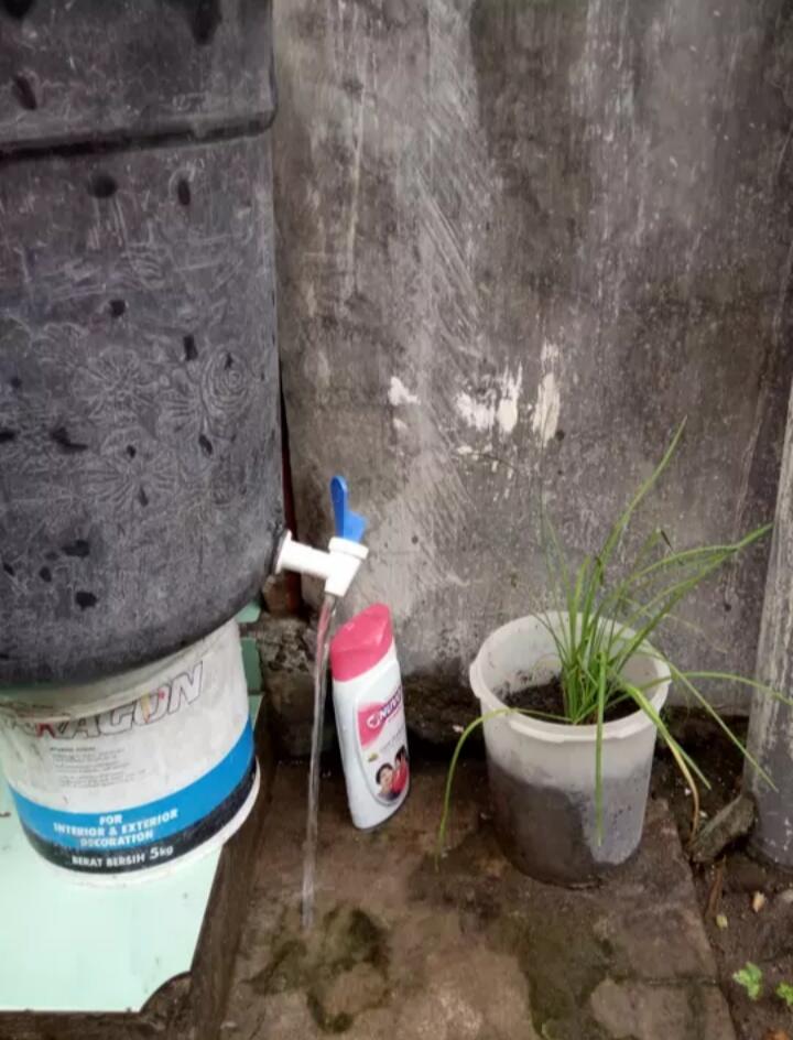 #Mumpungdirumah, Ember Lama Ane Sulap Jadi Pancuran Sederhana