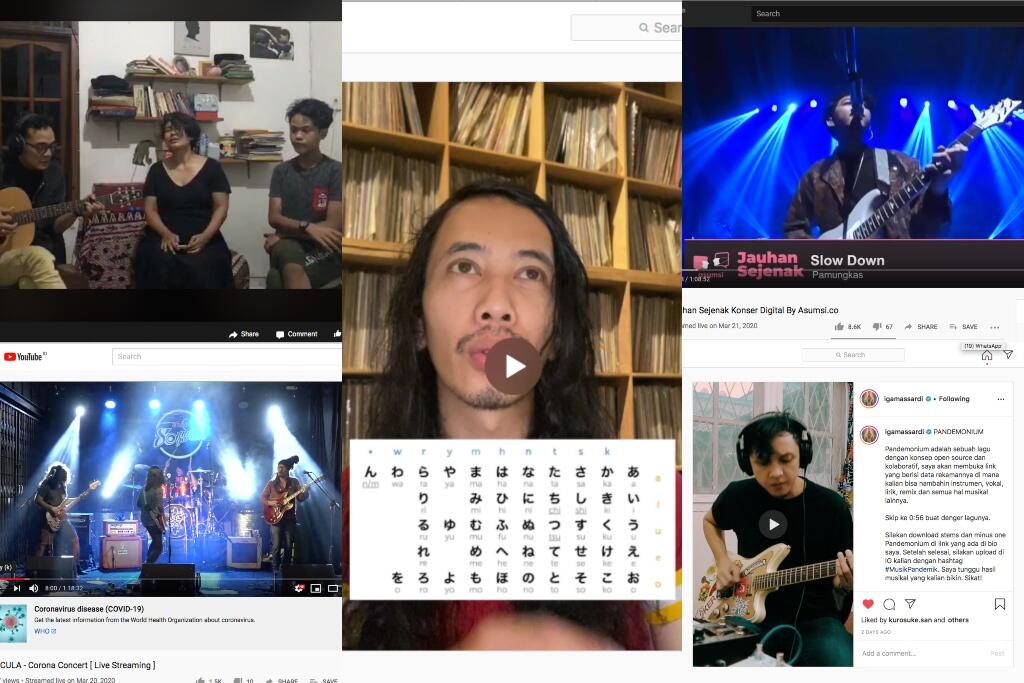 Buntut Virus Corona, Ini Kegiatan Musisi Kita Saat #DirumahAja