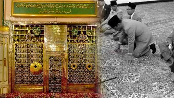 Presiden Sukarno Merangkak Hampiri Makam Rasulullah SAW, Dan Islam Sontoloyo