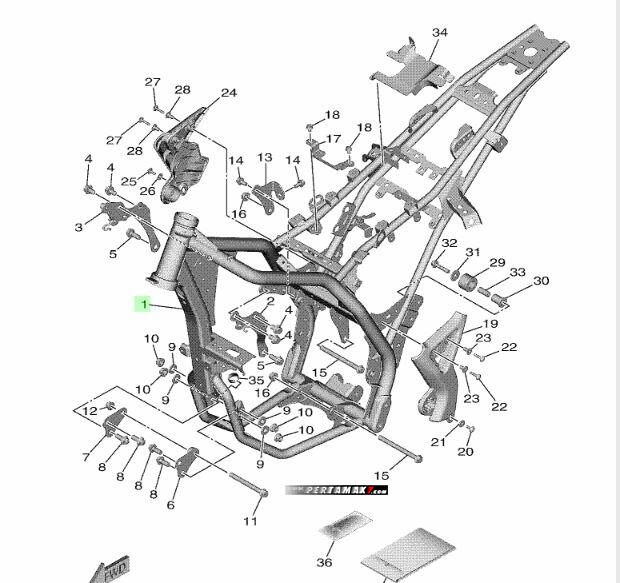 Yamaha Secara Resmi Jual Rangka Yamaha WR155, Bisa Buat Bahan Modifikasi?