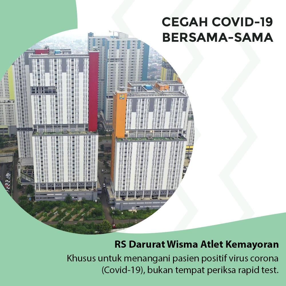 Wisma Atlet Bukan Tempat Rapid Test