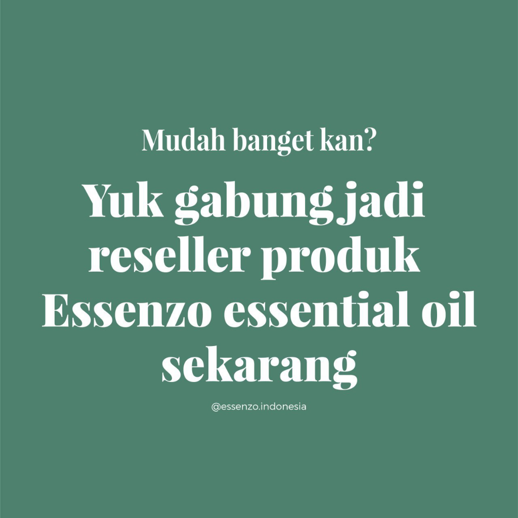 Jadi Reseller Essenzo Aja!!!