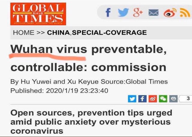 Media Pemerintah China kaitkan asal usul virus corona dengan Italia