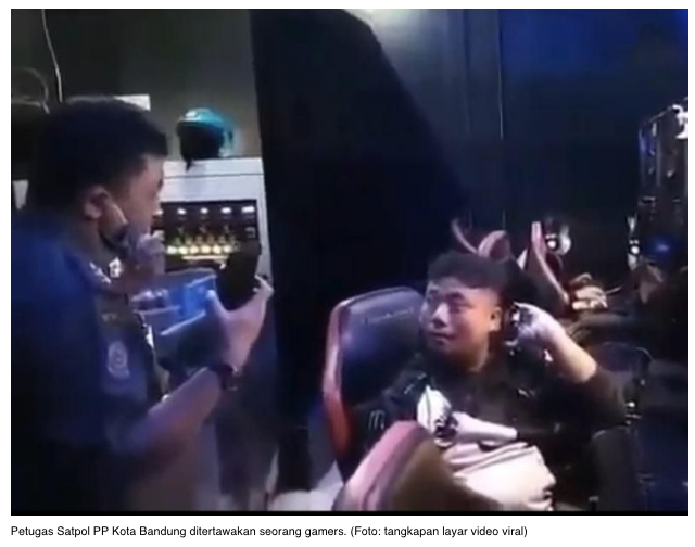Dipaksa Bubar untuk Cegah Corona, Gamers di Bandung Tertawakan Aparat