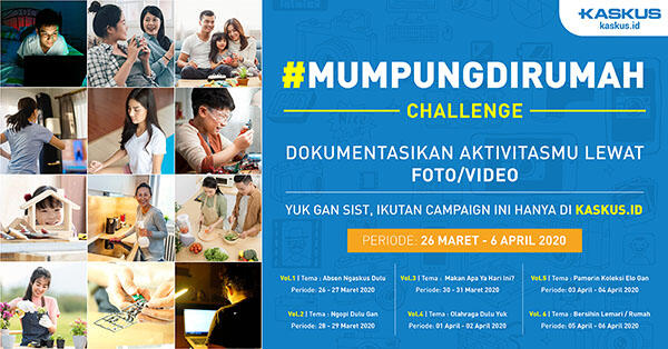 &#91;UPDATE PEMENANG&#93; #MumpungdiRumah Challenge Vol.1 