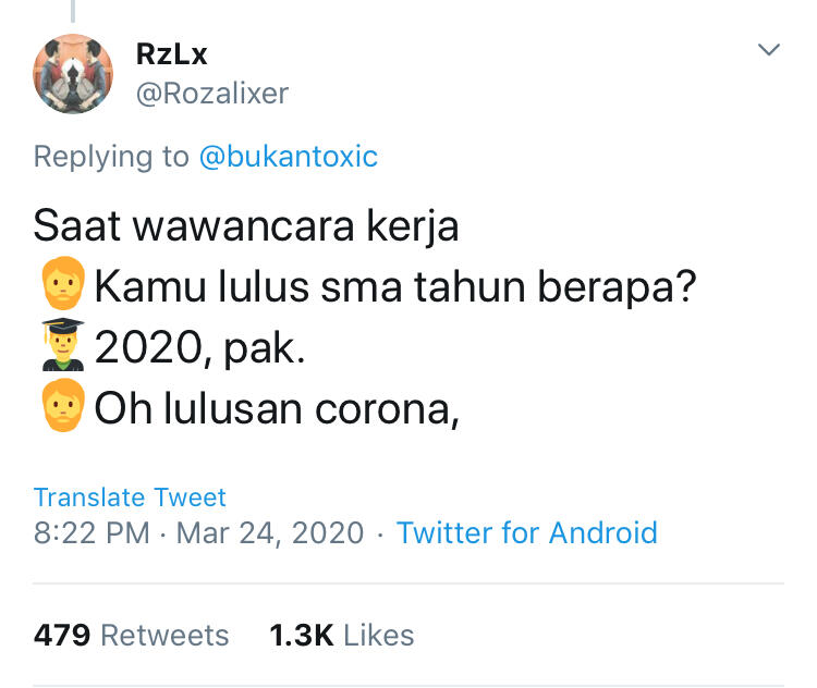 Lulus Jalur Corona, 20 Komentar Kocak Netizen Menanggapi UN Ditiadakan Tahun Ini