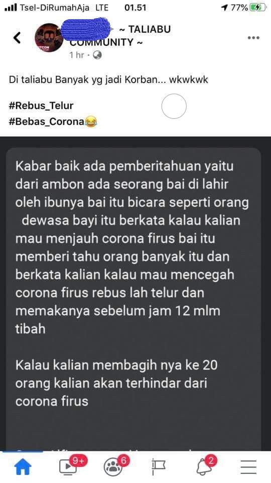 Jangan Ke Makan Hoax! 8 Status HOAX Telur Rebus Sebagai Obat Corona, Bikin Ngakak