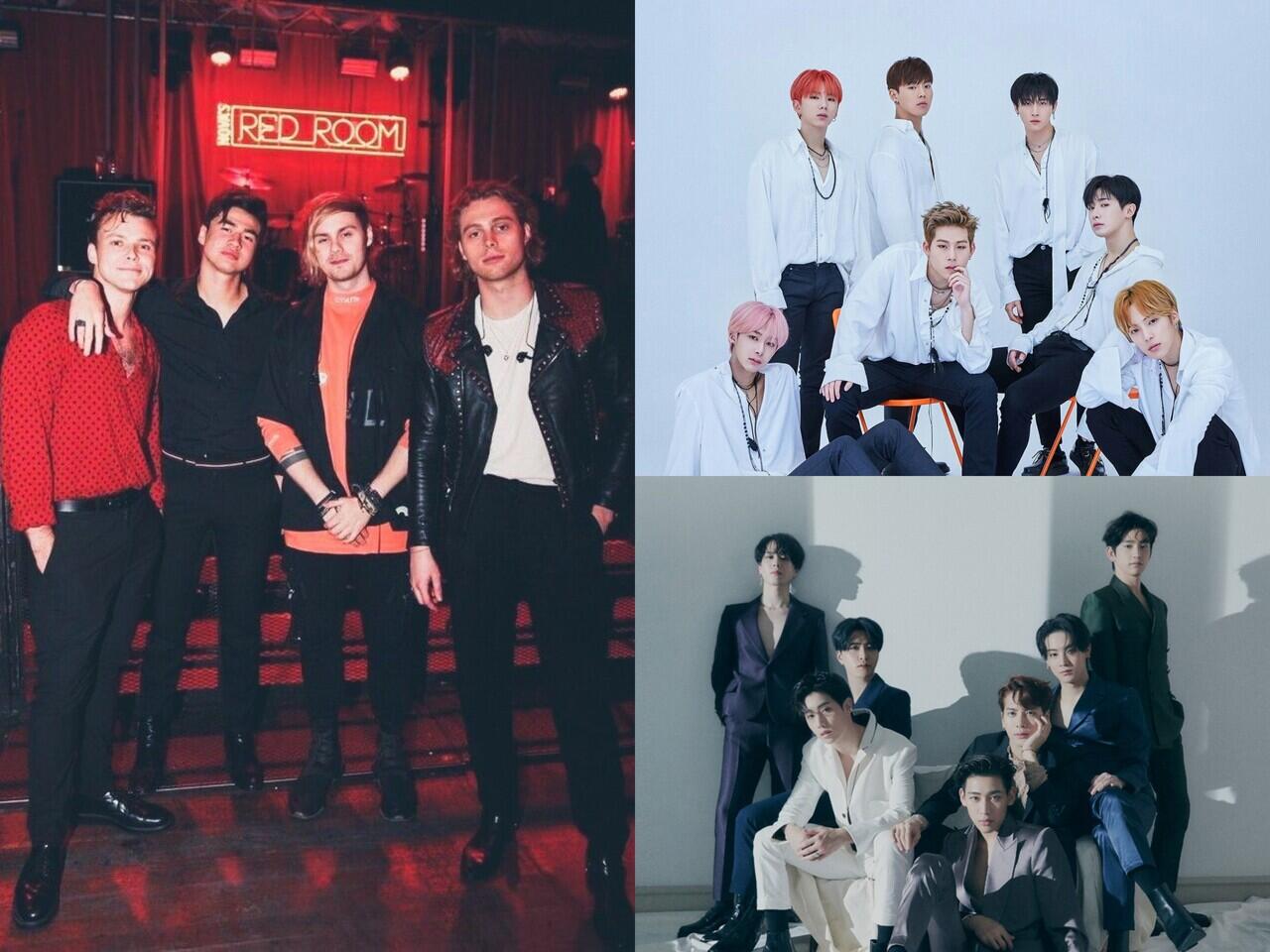 5SOS Bicara Soal Ketertarikan Mereka pada MONSTA X dan GOT7
