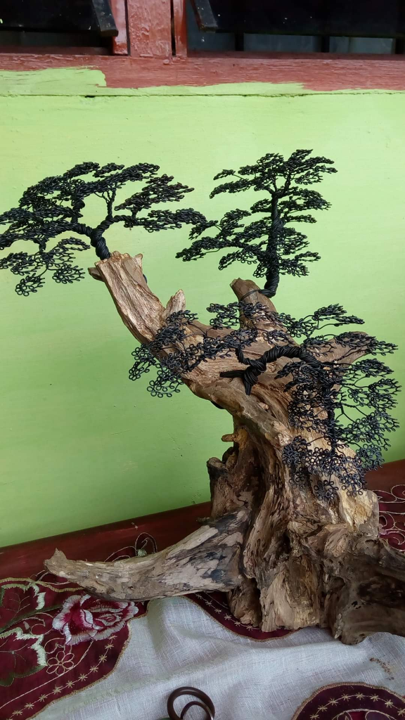 Kerajinan Tangan Dari Kawat Jadi Pohon Bonsai Cantik