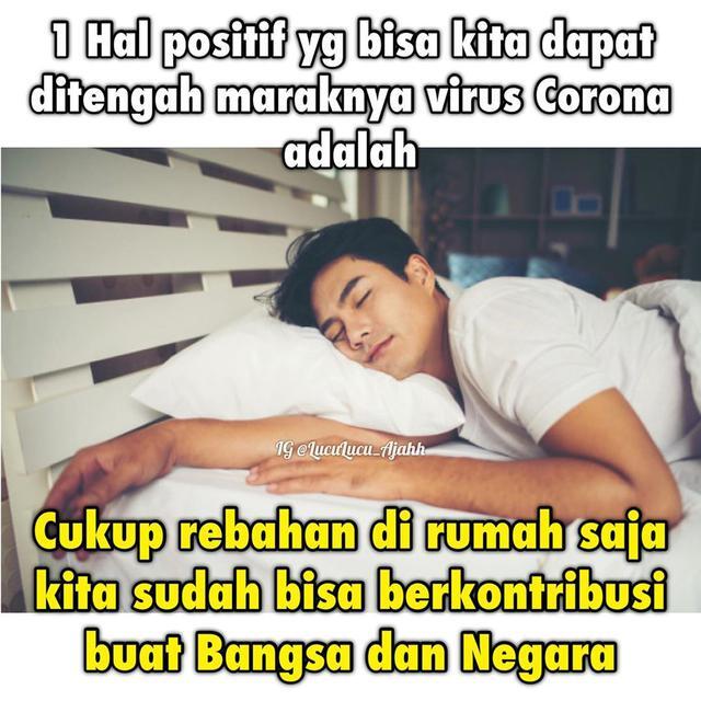 Sekalipun Rebahan di Rumah Seharian Kalian Membantu Bangsa dan Negara!