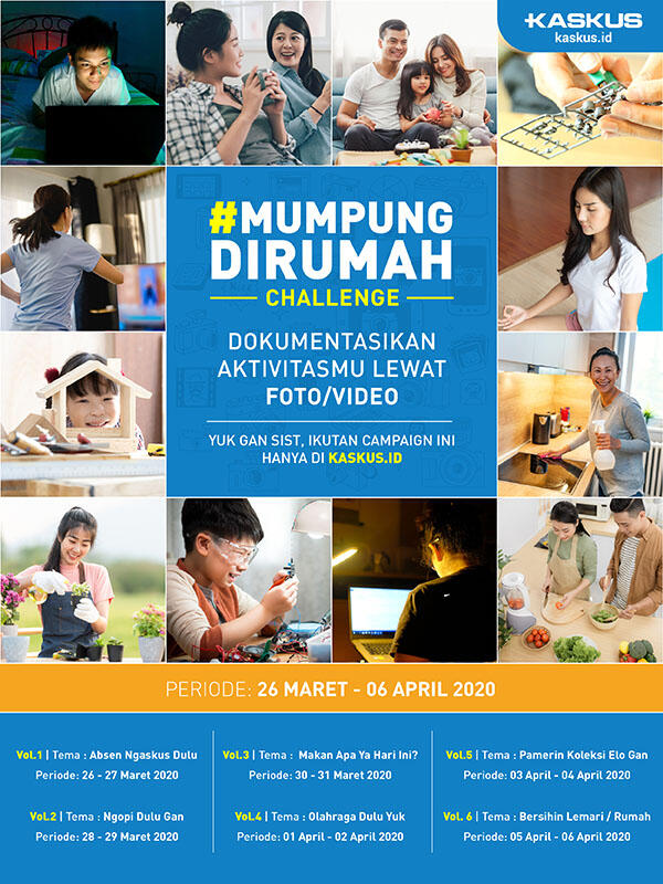 &#91;UPDATE PEMENANG&#93; #MumpungdiRumah Challenge Vol. 5