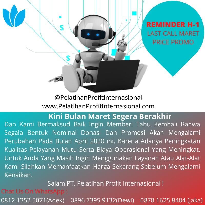 Promo Layanan DI PT PELATIHAN PROFIT INTERNAIONAL