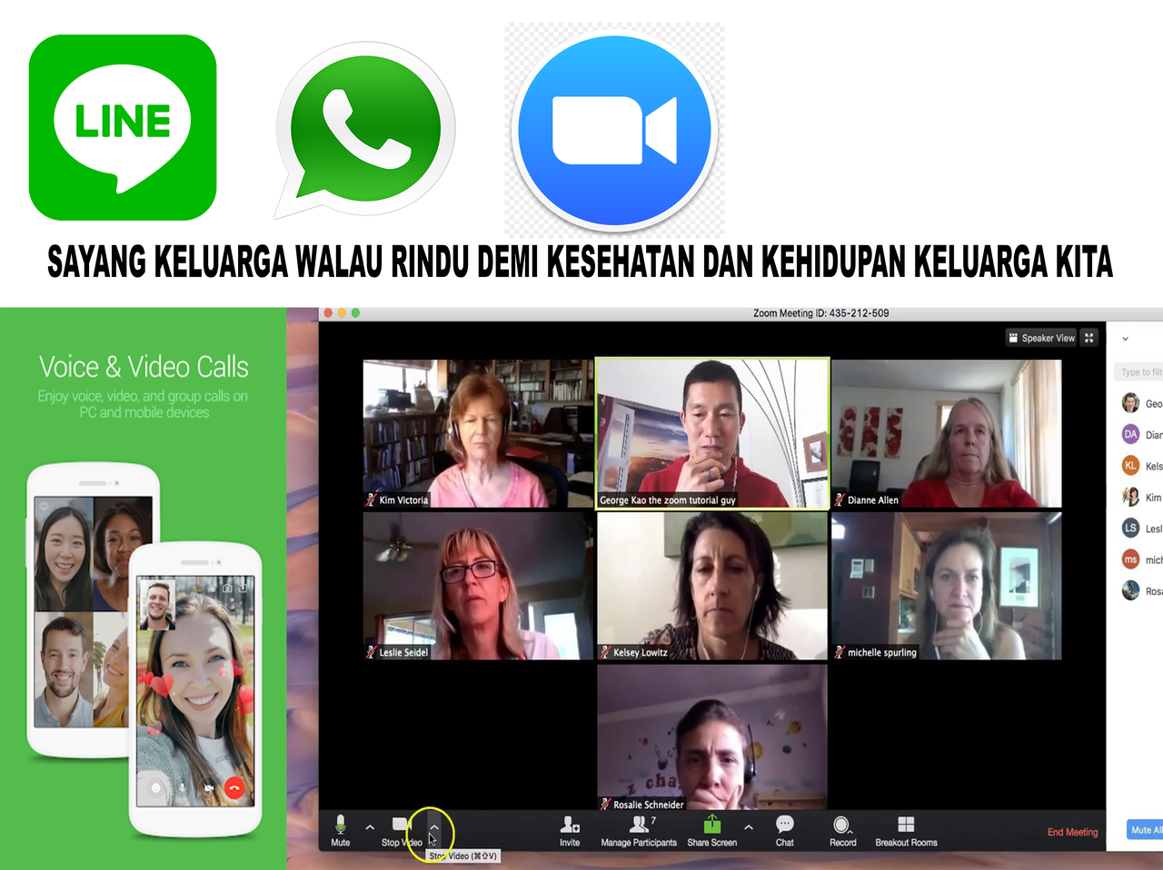 INI CARA LEPAS RINDU DENGAN KELUARGA SAAT LEBARAN, VIDEO CALL DENGAN TV