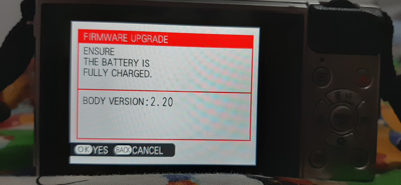 Firmware Upgrade Fujifilm XA-10