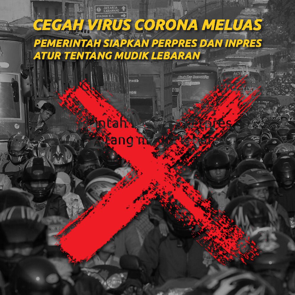 Pemerintah Siapkan Perpres dan Inpres Tentang Mudik Lebaran