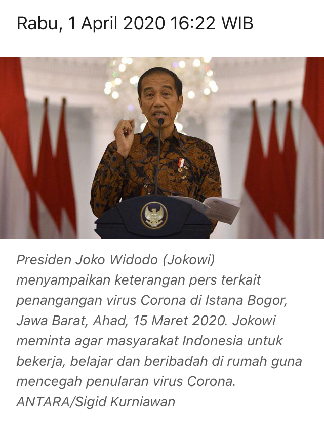 Warga Gugat Presiden Jokowi karena Lalai Tangani Pandemi Corona