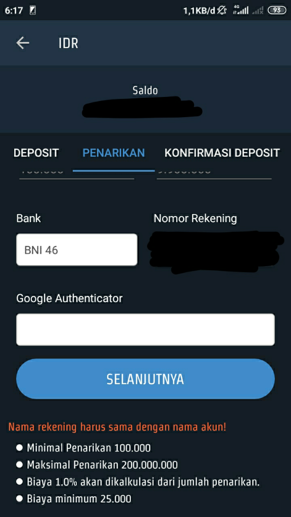 Mengakali Biaya Transfer Bank Indodax Yang Relatif (Besar)