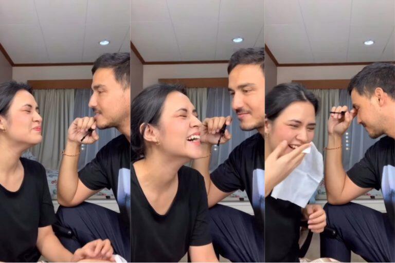 Ketika Hamish Daud Jadi Makeup Artist Raisa, Bisa Bikin Senyum-senyum Sendiri!