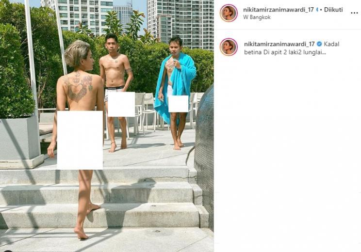Tak Hanya Tara Basro Ternyata Nikita Mirzani Pernah Unggah Foto Nyaris Telanjang