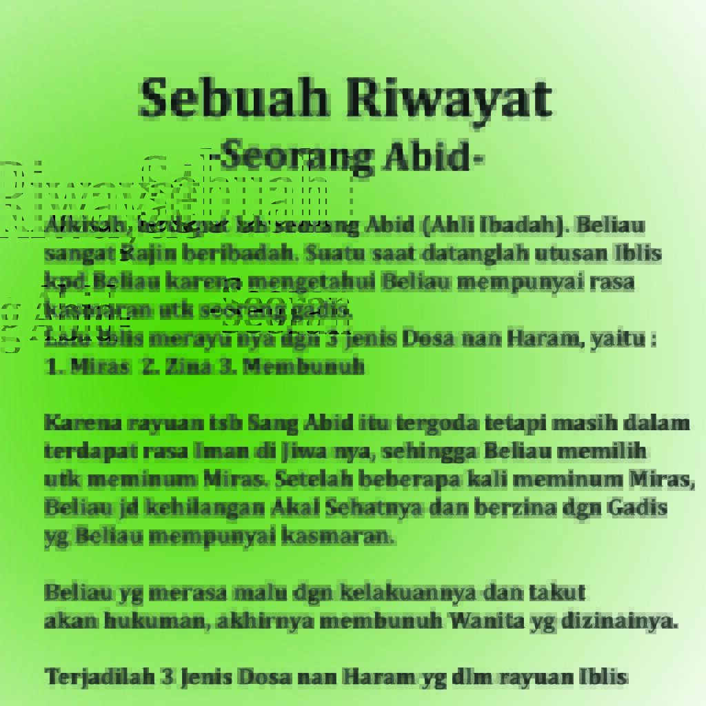 &#91;Muhasabah&#93; Paham Wahabi dan Sebagian Orang2nya Sekarang ini plus Paham Kharizmi