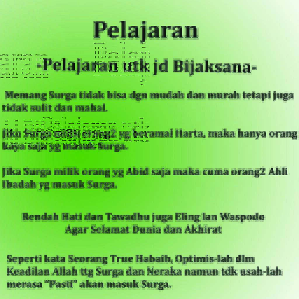&#91;Muhasabah&#93; Paham Wahabi dan Sebagian Orang2nya Sekarang ini plus Paham Kharizmi