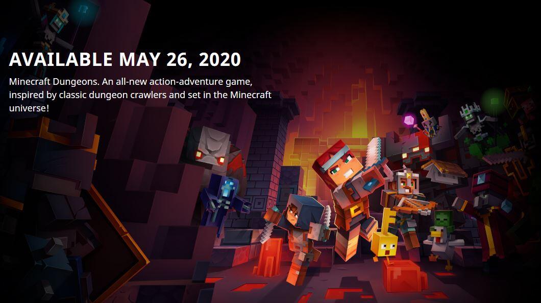 Tanggal Rilis Minecraft Dungeons Sudah Diumumkan