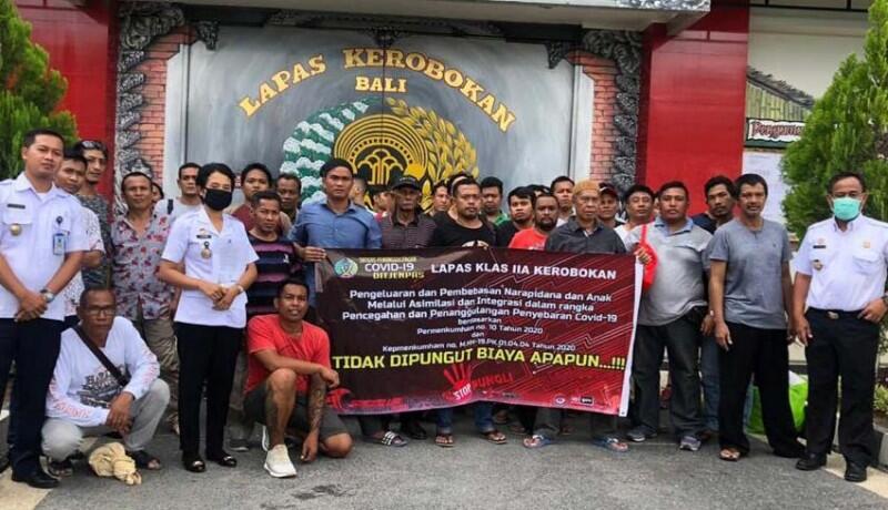 Bikin Adem! 7 Potret Kebahagian Napi Yang Dibebaskan Ditengah Situasi Virus Corona