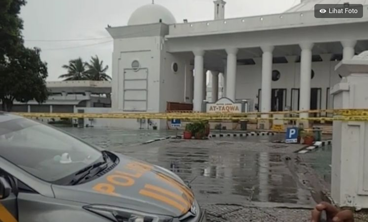 Jamaah Tabligh Meninggal Positif Corona, Polisi Isolasi Masjid At-Taqwa...