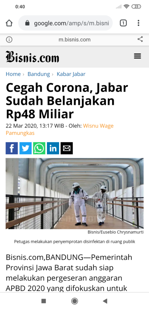 Ridwan Kamil: Hasil Rapid Test 226 Jemaat GBI Positif Corona