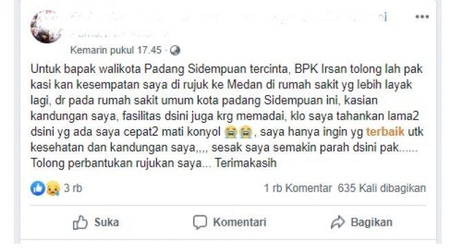 PDP Corona Hamil 6 Bulan Meninggal, Sempat Live Facebook Keluhkan Fasilitas