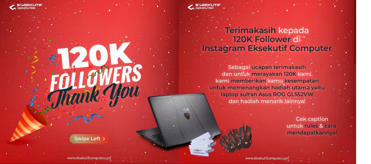 &#91;GIVEAWAY&#93; Bawa Pulang Laptop Asus ROG GL552VW kesayangan anda